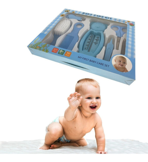 Kit 7 Higiene Cuidado Bebê  Rebourn Recém Nascido Essencial 7 Peças Cuidados - Imagem 4