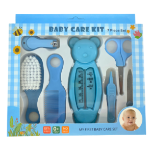 Kit 7 Higiene Cuidado Bebê  Rebourn Recém Nascido Essencial 7 Peças Cuidados