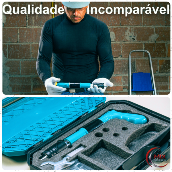 Pistola Manual Finca Pinos Ideal Para Fixação Em Aço Ferro - Imagem 5