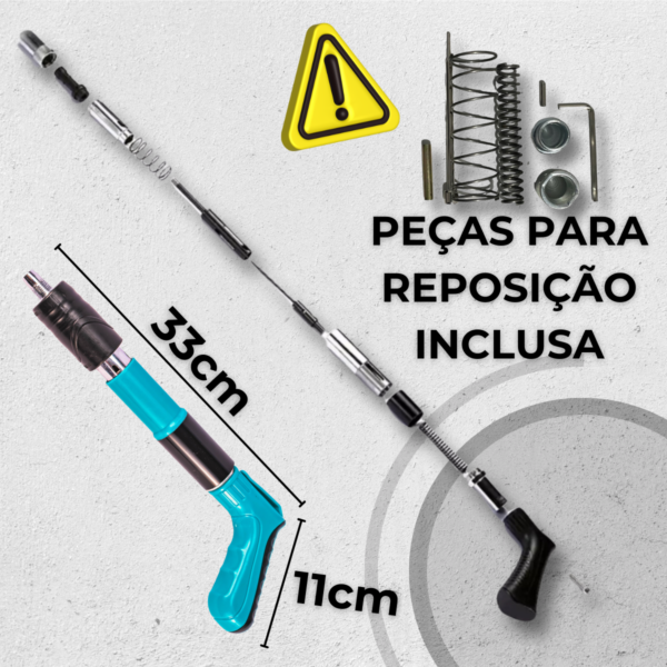 Pistola Manual Finca Pinos Ideal Para Fixação Em Aço Ferro - Imagem 7